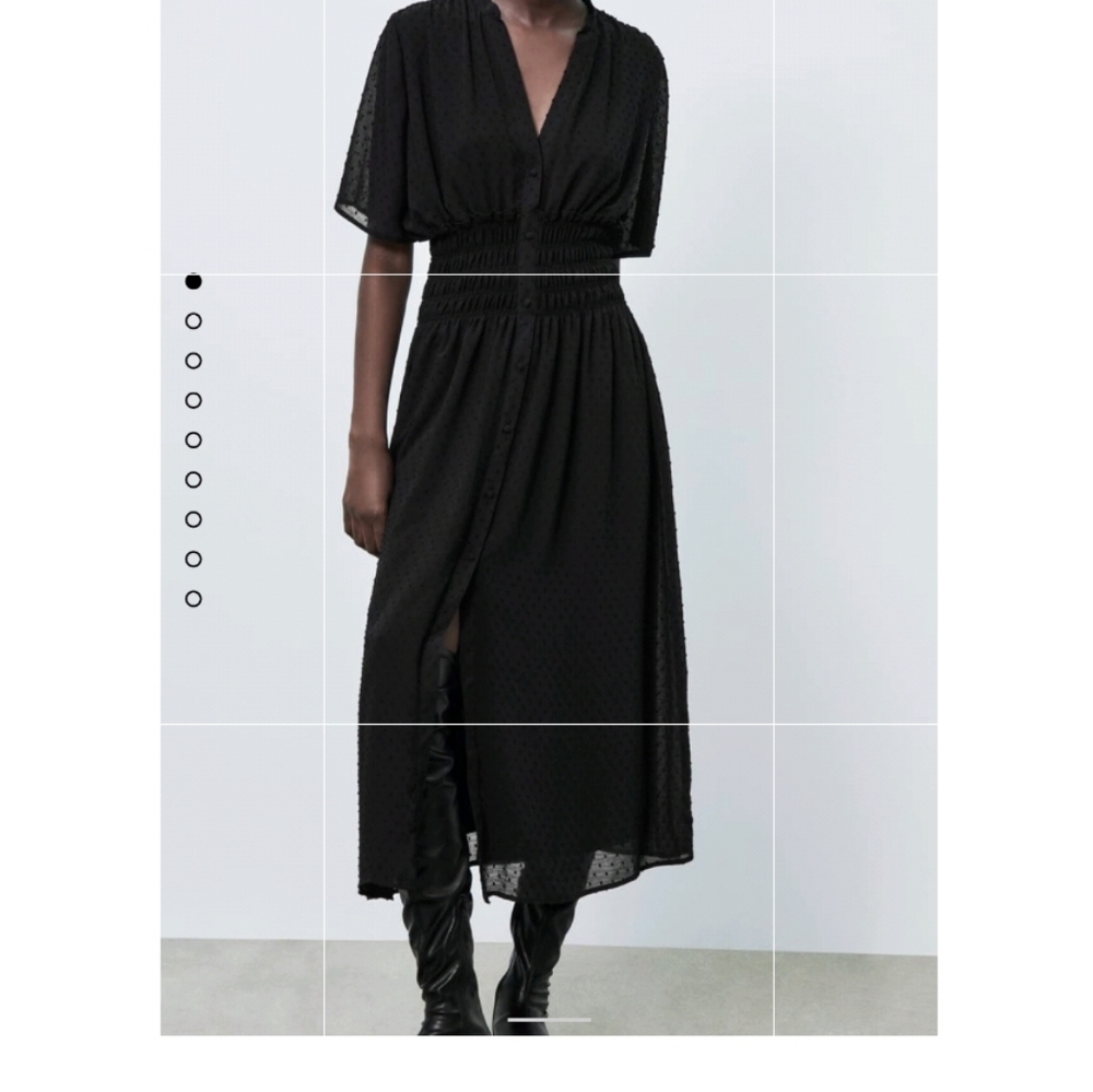 Mesh midi Dress